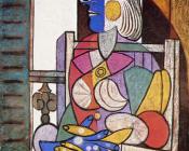 巴勃罗毕加索 - 坐在窗前的女人